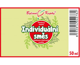 Individuální směs - bylinné kapky (tinktura) 50 ml