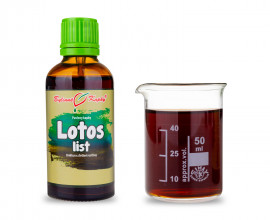 Lotos list (TCM) - bylinné kapky (tinktura) 50 ml