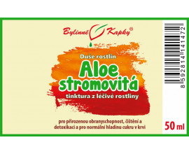 Aloa pravá - bylinné kvapky (tinktúra) 50 ml